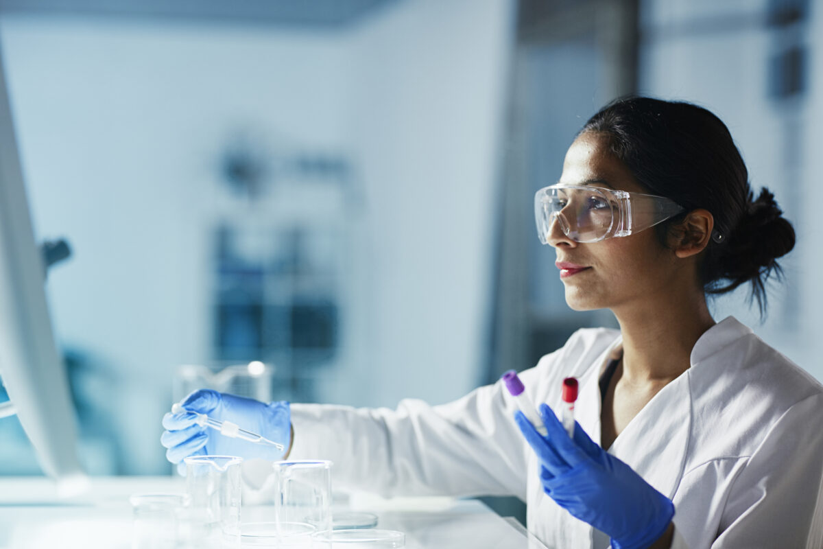 peptiden onderzoek microscoop